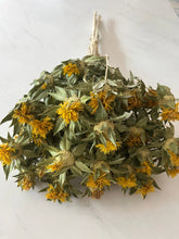 Load image into Gallery viewer, 3 Dried yellow safflower bundles