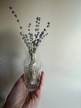 Load image into Gallery viewer, Dried lavender all natural diffuser with vintage inspired bud vase and essential oil