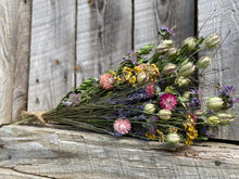 Load image into Gallery viewer, Wildflower and lavender Dried Flower Bouquet