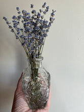 Load image into Gallery viewer, Dried lavender all natural diffuser with vintage inspired bud vase and essential oil
