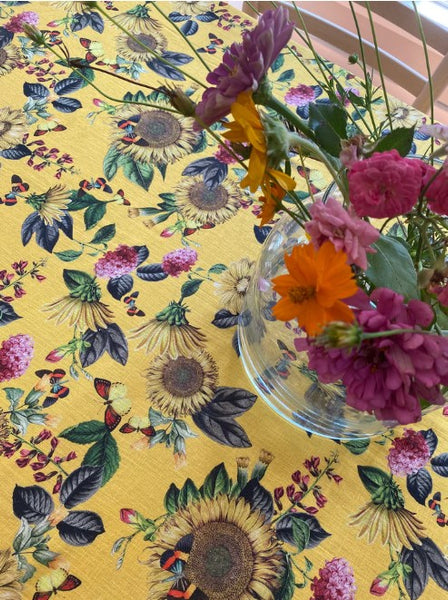 This Easter Bring the Garden to Your Table with Floral Tablecloths By The Gathering Garden