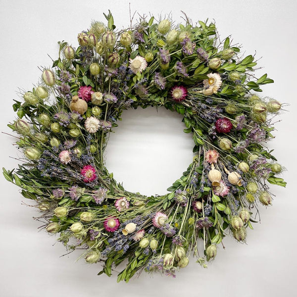 Dried Flower Wreaths by The Gathering Garden