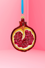 Load image into Gallery viewer, Pomegranate Glass Fruit Ornament
