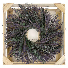Load image into Gallery viewer, French Lavender &amp; Baby Eucalyptus Wreath
