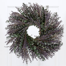 Load image into Gallery viewer, French Lavender &amp; Baby Eucalyptus Wreath
