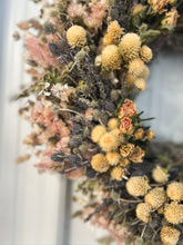 Load image into Gallery viewer, Dried Wreath-Soft + Dreamy
