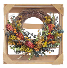 Load image into Gallery viewer, Floral Artichoke Half Wreath
