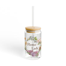 Load image into Gallery viewer, Flower Lady Floral Design Sipper
