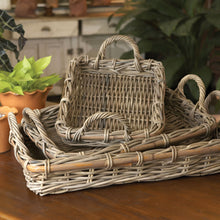 Load image into Gallery viewer, Normandy Rectangular Serving Trays, Set of 3
