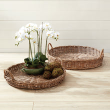 Load image into Gallery viewer, Normandy Extra Large Low Round Baskets, Set of 2
