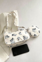 Load image into Gallery viewer, Butterfly Print Shoulder Bag with Purse
