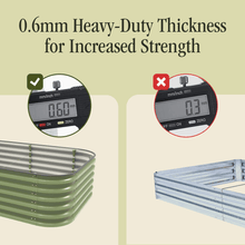 Load image into Gallery viewer, Gro-Rite "No Tools Needed" Premium Metal Raised Garden Bed Kit
