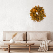 Load image into Gallery viewer, Harvest Farmhouse Willow Wreath: Golden Color
