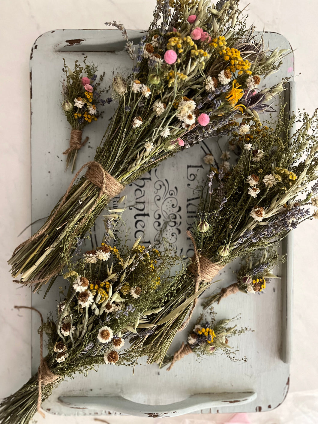 custom dried flower wedding package