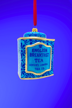 Load image into Gallery viewer, Chester Tea Tin Glass Ornament
