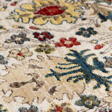 Load image into Gallery viewer, Neola White/Red Damask Area Rug
