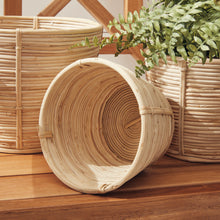 Load image into Gallery viewer, Cane Rattan Mini Round Baskets, Set of 3
