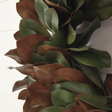 Load image into Gallery viewer, GRAND MAGNOLIA LEAF WREATH 30"
