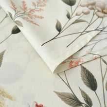 Load image into Gallery viewer, Enchanted Meadow Bed in a bag Set - Victoria Garden Delicate Floral Symphony in Beige, Rose, and Soft Green, Luxuriously Soft Quilted Set
