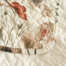 Load image into Gallery viewer, Enchanted Meadow Bed in a bag Set - Victoria Garden Delicate Floral Symphony in Beige, Rose, and Soft Green, Luxuriously Soft Quilted Set
