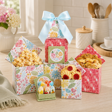 Load image into Gallery viewer, Floral Blooms Summer Treat Gift Tower
