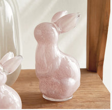 Load image into Gallery viewer, Daisy Mae- Pink Glass Bunny
