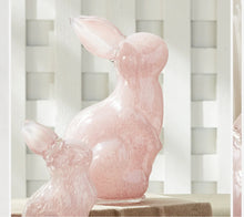 Load image into Gallery viewer, Daisy Mae- Pink Glass Bunny
