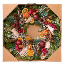 Load image into Gallery viewer, Pomegranate Citrus Wreath
