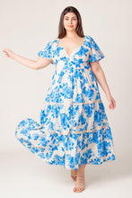 Load image into Gallery viewer, BLOOMING DAY WOVEN MIDI DRESS
