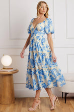 Load image into Gallery viewer, BLOOMING DAY WOVEN MIDI DRESS
