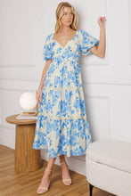 Load image into Gallery viewer, BLOOMING DAY WOVEN MIDI DRESS
