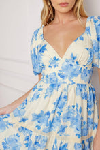 Load image into Gallery viewer, BLOOMING DAY WOVEN MIDI DRESS
