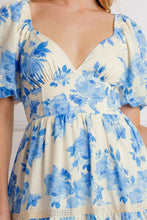 Load image into Gallery viewer, BLOOMING DAY WOVEN MIDI DRESS
