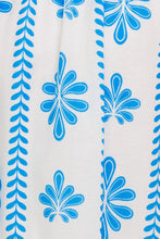 Load image into Gallery viewer, BLUE NOIR FLORAL WOVEN MAXI DRESS
