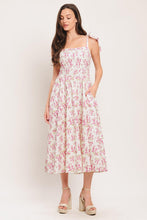 Load image into Gallery viewer, PETALS &amp; PROMISES WOVEN MIDI DRESS
