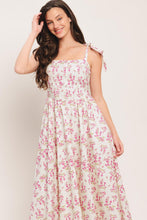 Load image into Gallery viewer, PETALS &amp; PROMISES WOVEN MIDI DRESS
