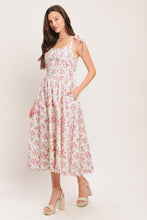 Load image into Gallery viewer, PETALS &amp; PROMISES WOVEN MIDI DRESS
