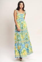 Load image into Gallery viewer, GOLDEN HOUR BLOOM WOVEN MAXI DRESS
