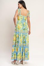 Load image into Gallery viewer, GOLDEN HOUR BLOOM WOVEN MAXI DRESS
