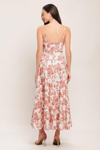 Load image into Gallery viewer, FLORAL HAZE WOVEN MIDI DRESS
