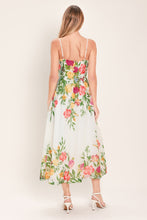 Load image into Gallery viewer, SHADOW FLORAL WOVEN MIDI DRESS

