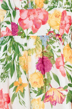 Load image into Gallery viewer, SHADOW FLORAL WOVEN MIDI DRESS
