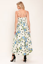 Load image into Gallery viewer, RETRO FLORA WOVEN MIDI DRESS
