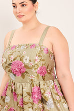 Load image into Gallery viewer, SWEET PEONY MORNING WOVEN MIDI DRESS
