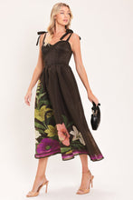 Load image into Gallery viewer, CACAO FLORAL FESTIVAL WOVEN MIDI DRESS

