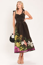 Load image into Gallery viewer, CACAO FLORAL FESTIVAL WOVEN MIDI DRESS

