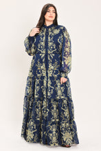 Load image into Gallery viewer, ROYAL HERITAGE BLOOM WOVEN MAXI DRESS
