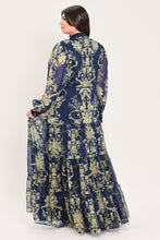 Load image into Gallery viewer, ROYAL HERITAGE BLOOM WOVEN MAXI DRESS
