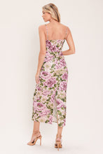 Load image into Gallery viewer, POWDER PETAL POISE JACQUARD WOVEN COLUMN DRESS
