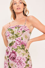 Load image into Gallery viewer, POWDER PETAL POISE JACQUARD WOVEN COLUMN DRESS
